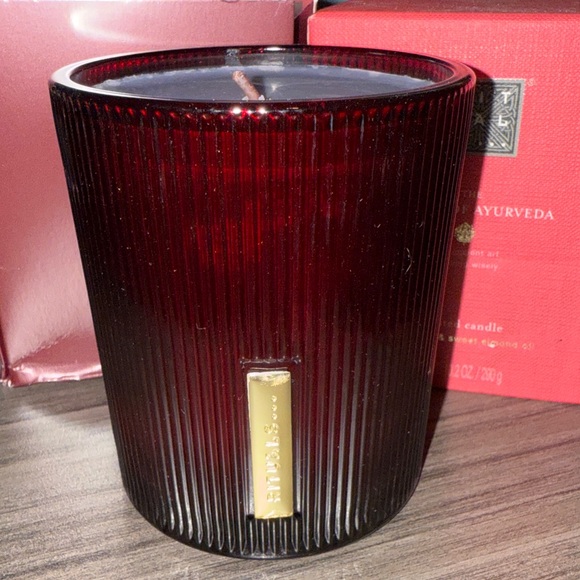 The Ritual of Ayurveda Scented Candle Indian Rose & Sweet Almond Oil | NEW Unlit - Picture 8 of 10